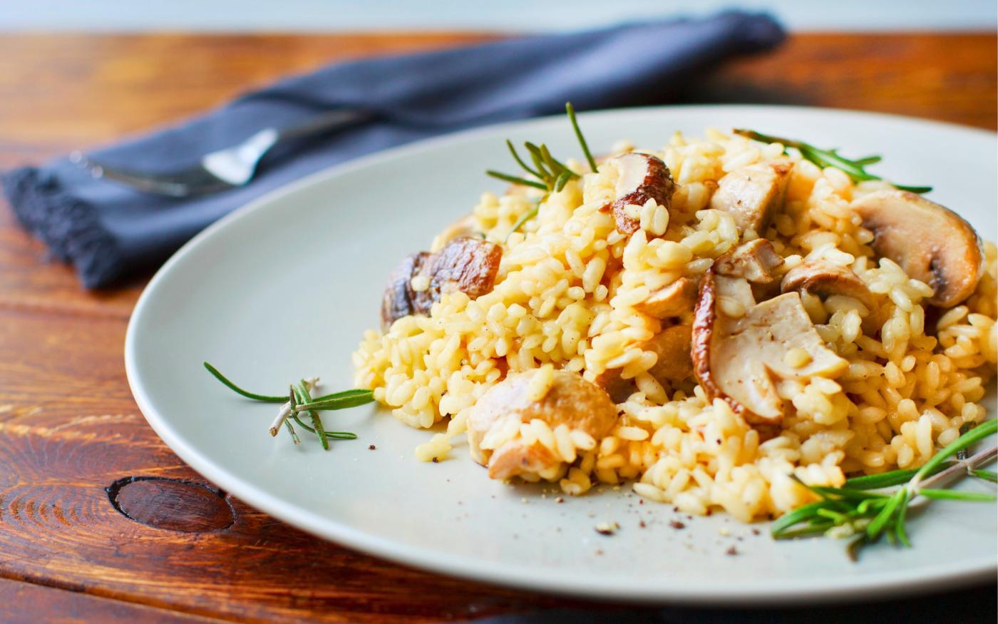 Risotto met venkel en worst