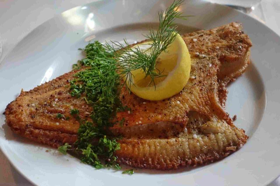 Pladijs met tartaarpuree