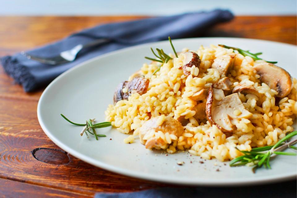 Risotto met venkel en worst