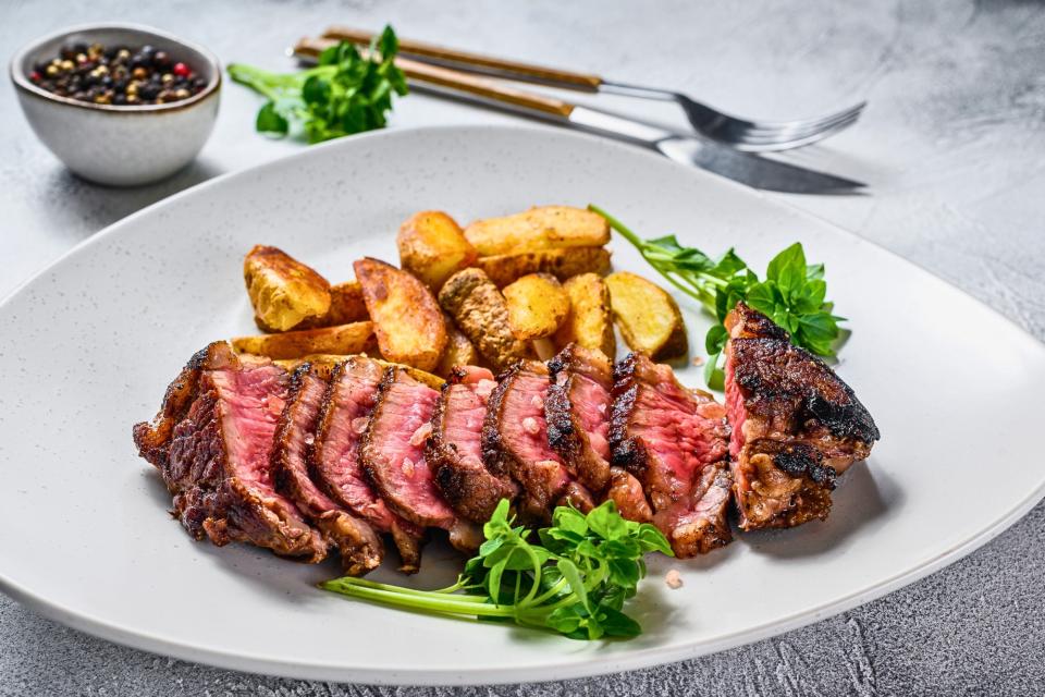 Steak Blonde d’Aquitaine met een vernieuwde gratin dauphinois