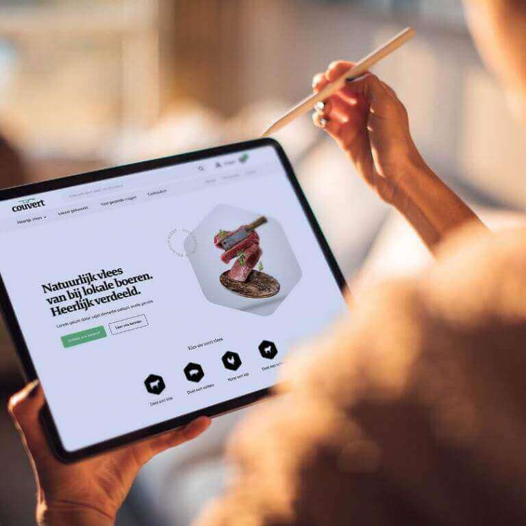 Jij bestelt een pakket via ons deelplatform 