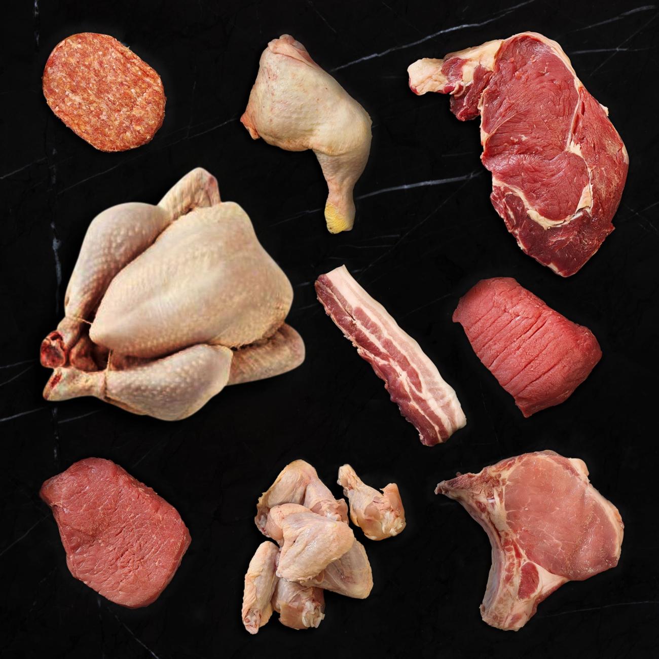 Combi boeuf+ poulet + porc