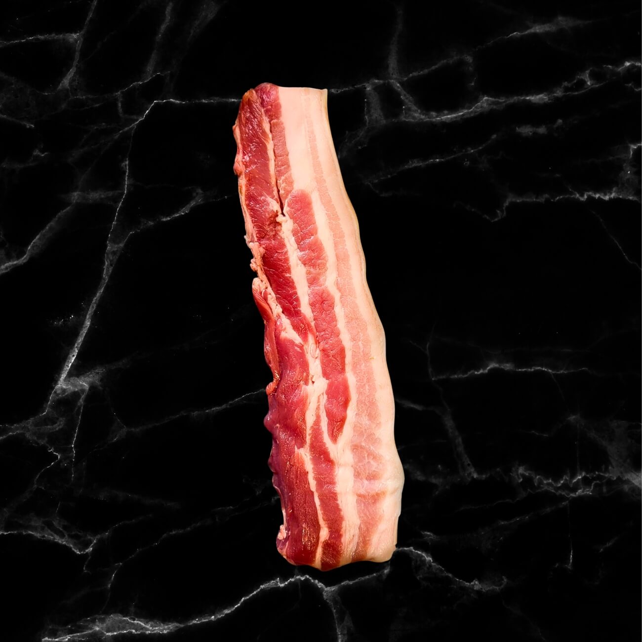 Bacon de porc couvert
