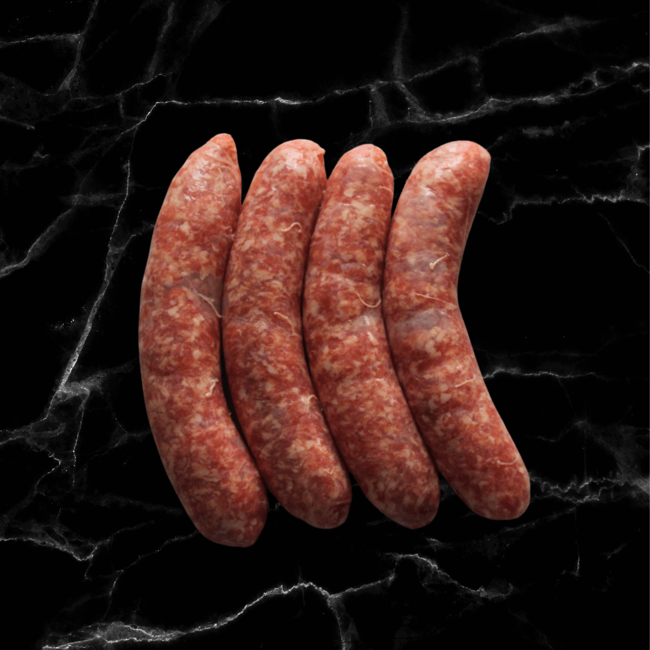 Saucisson de porc couvert